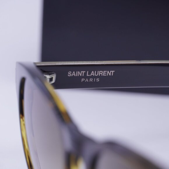 Saint Laurent SL620 005 Round Sunglasses - Havana/Brown Gradient - Picture 9 of 10